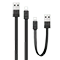 کابل تبدیل USB به MicroUSB ریمکس مدل RC-062i به طول 1 متر به همراه کابل 16 سانتی متری